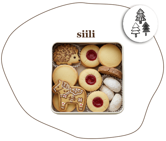 siili クッキー缶